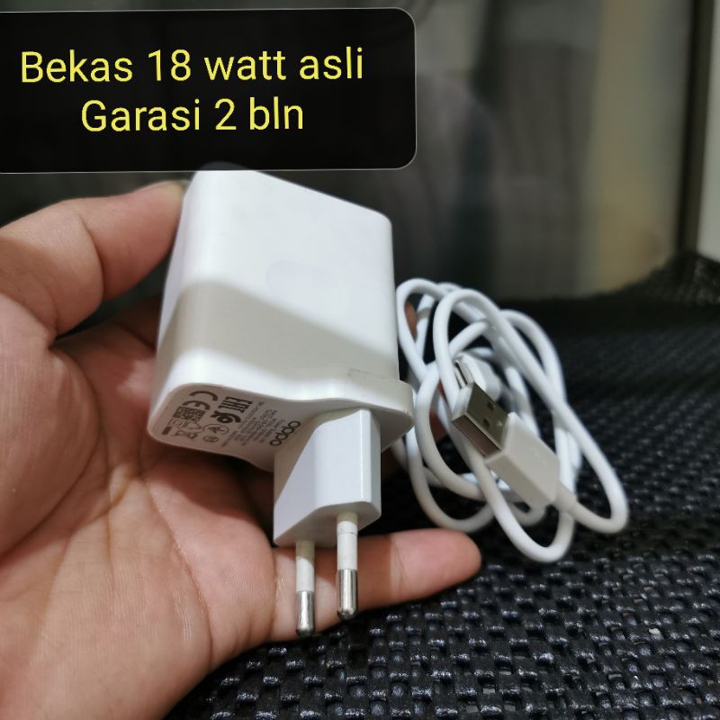 Carger Copotan bekas OPPO 18watt A52"A53"A92"A93" Reno 4f" bukan Reno 4"