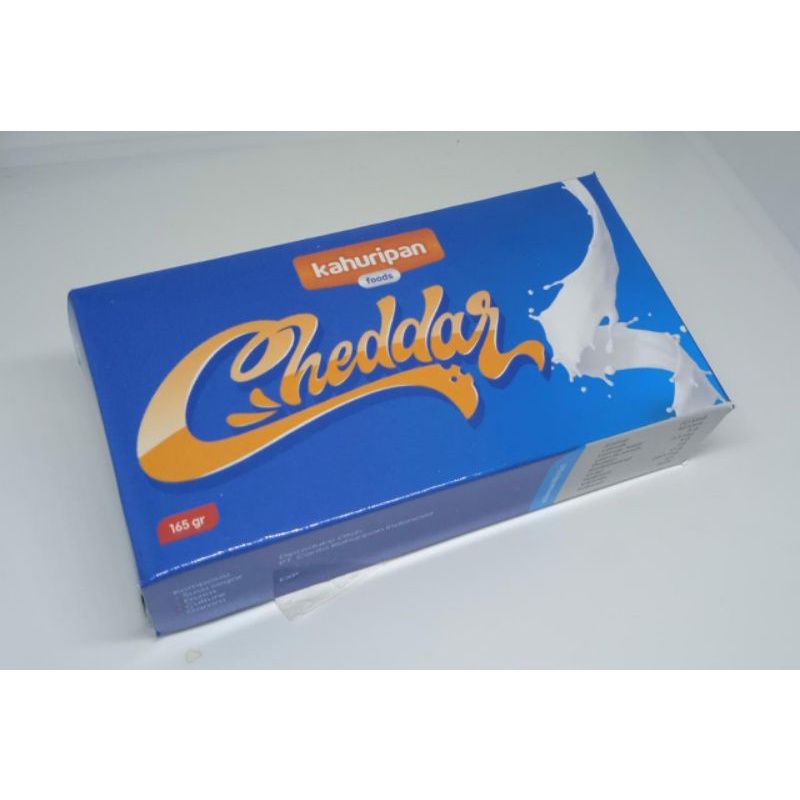 

Keju Cheddar Kahuripan 165gr