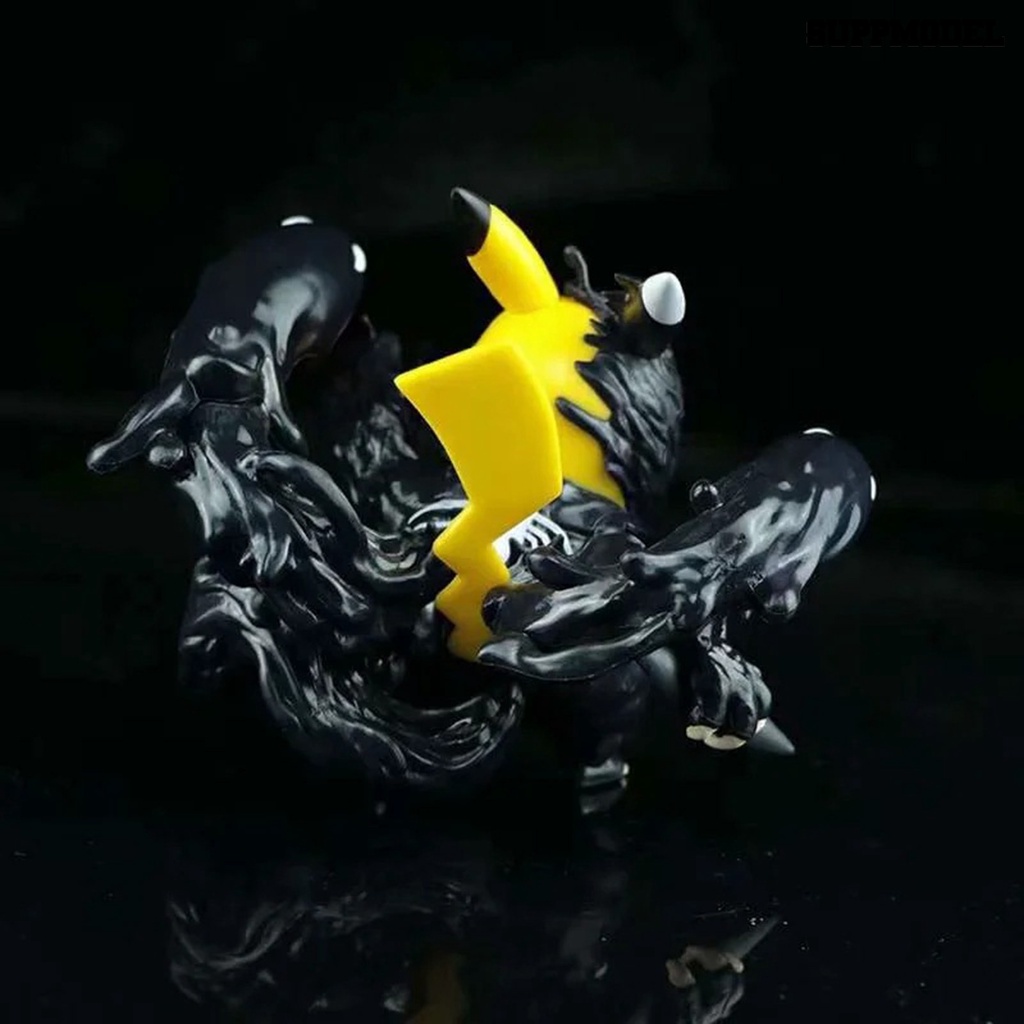 Ornamen Model Venom Pikachu 3D Untuk Dekorasi