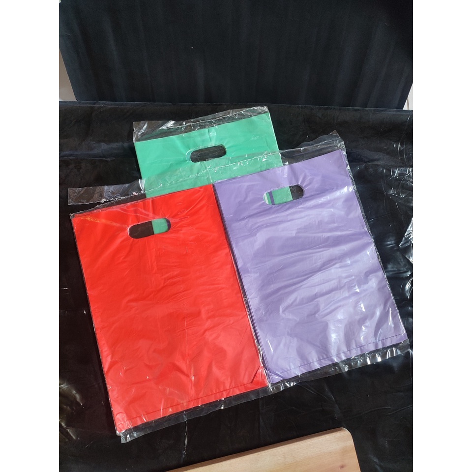 Kresek Olshop Plastik 25x35 Olshop Polos Plong Tebal