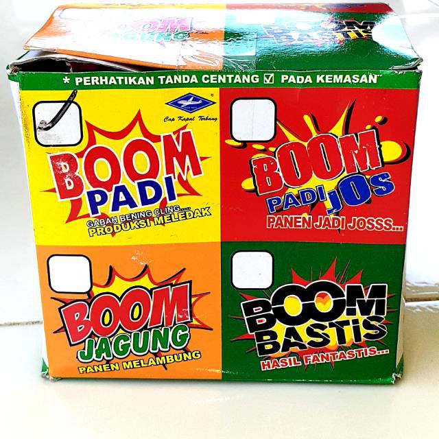 Boom padi |  Boom Jagung Cap Kapal Terbang