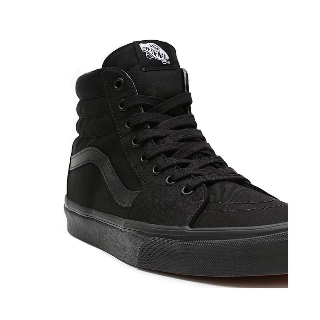 SEPATU VANS OFF THE WALL | SK8 HI BLACK BLACK