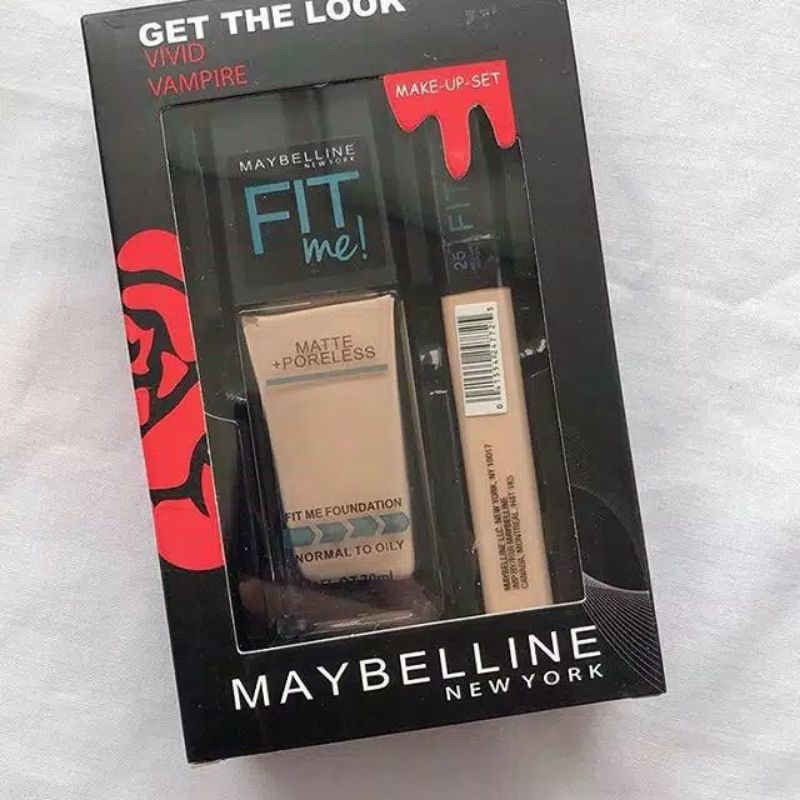 Paket Kosmetik Maybelline super Lengkap 12 in 1 / Paket hemat