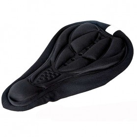 Jok Sadel Sepeda Sporty Silicone &amp; Sponge - HM847 - Black