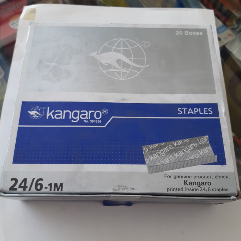 

isi staples kangaro besar / isi staples kangaro 24/6-1M / isi staples kangaro 24/6 / isi staples kangaro no 3 / isi staples / isi staples besar / isi staples kangaro
