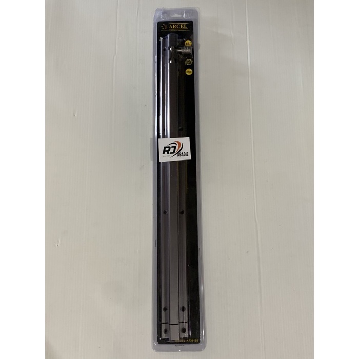 Grendel Pintu Panjang Tebal Aluminium + Stainless ARCEL A-739 18 Inch dan 24 inch