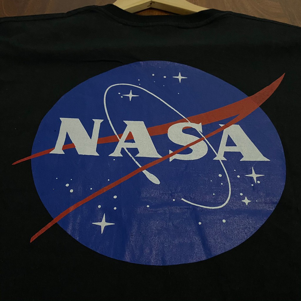 H&amp;M Tee NASA Black / Kaos HnM Original Pria Wanita