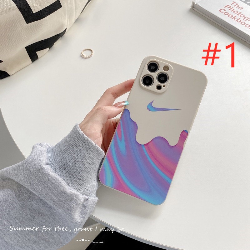 Liquid Colorful Nike Soft Case OPPO A71 Realme 5 5S 5i C3 C15 C12 Narzo 20 7i C17 8 Pro Casing Xiaomi Redmi Note 8 9 10 Pro