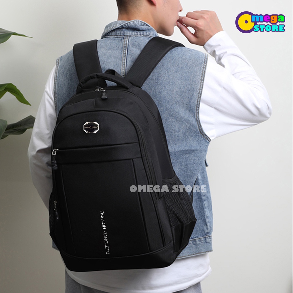 [O&amp;S] Tas Ransel Pria Kuliah Tas Sekolah Kekinian Backpack Pria Best Quality-OS127