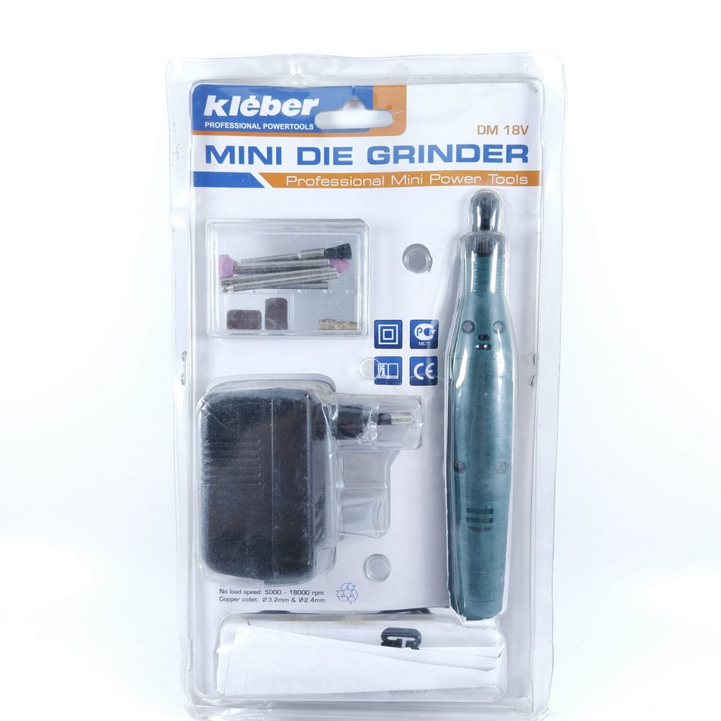 Mini Die Grinder Set Kleber 18 Volt