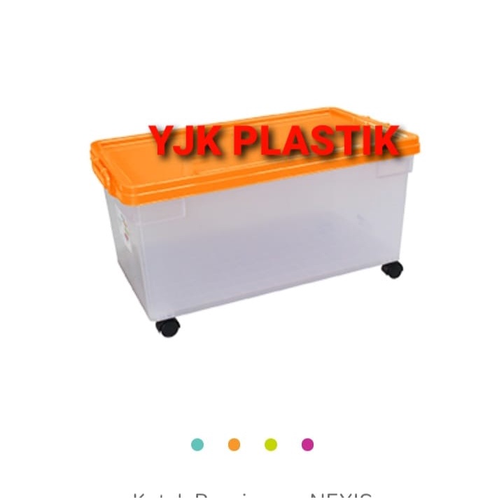 NEXIS Container Box 1022 AR Claris Dengan Roda Kota penyimpanan