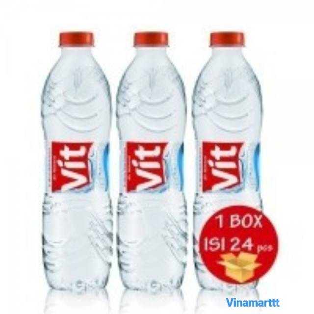 

Air mineral Vit Botol 550 ml Isi 24 Pcs PER DUS