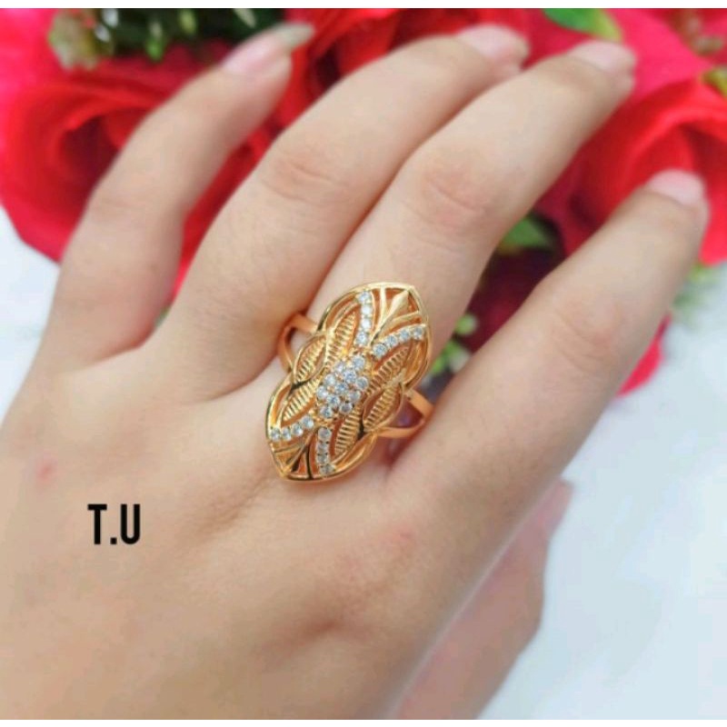 Titanium Cincin Dewasa Dubay Dewasa Mahal Titanium Anti karat