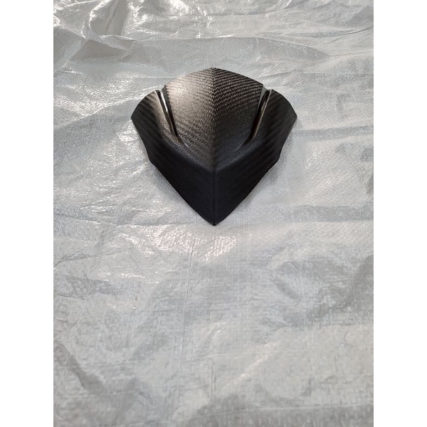 visor windshield vario 125 150 led full carbone real pict