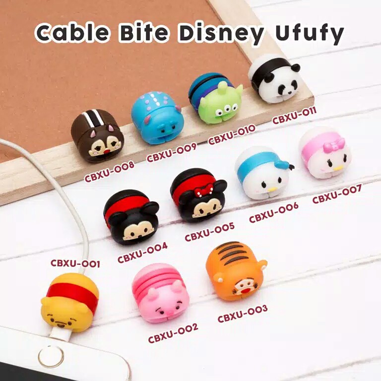 Cable Bite/Pelindung Kabel/Cable Saver/Cable Protector - Disney Ufufy