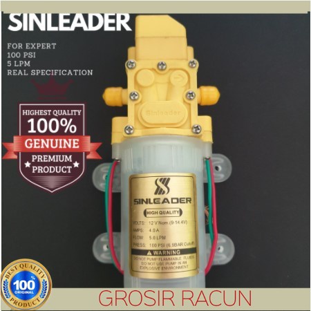 DINAMO POMPA AIR CLEANER DC 12 VOLT 100 PSI 5 LPM SINLEADER HIU