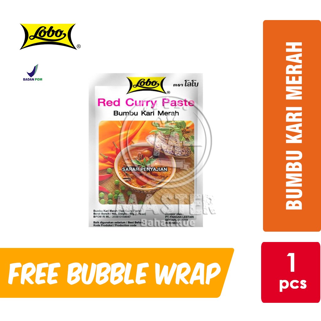 

LOBO Red Curry Paste / Bumbu Kari Merah [50 gr]