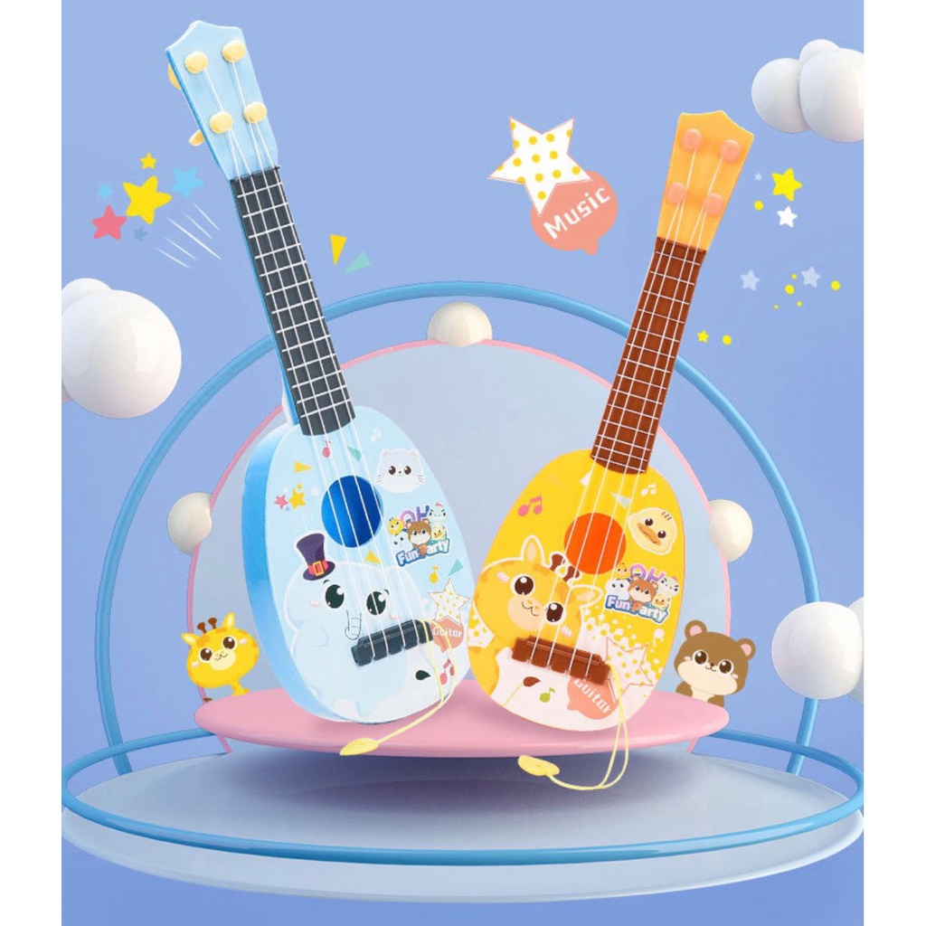 Mainan Anak Guitar Interesting Gitar Ukulele Mainan Gitar Musik Anak