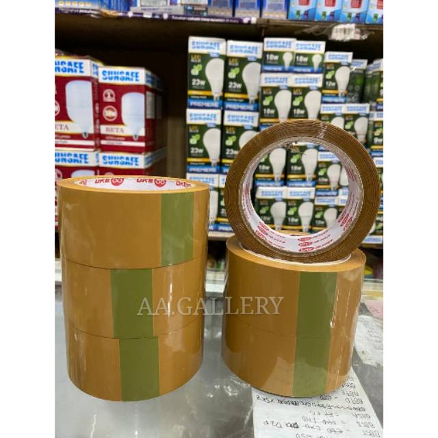 

Lakban coklat 90 yard oke 88 / SOOKU / mrek kyoto / isolasi besar coklat mrek oke 88 / selotip coklat / mrek matstone tape