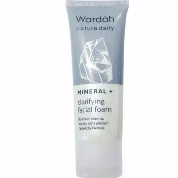 Wardah Nature Daily Mineral+Clarifying Facial Foam 60ml (100% Original)