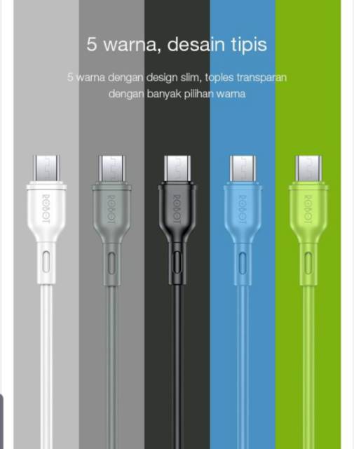 Kabel Data Robot For Android 100 cm Rbm100 / Rbm100s