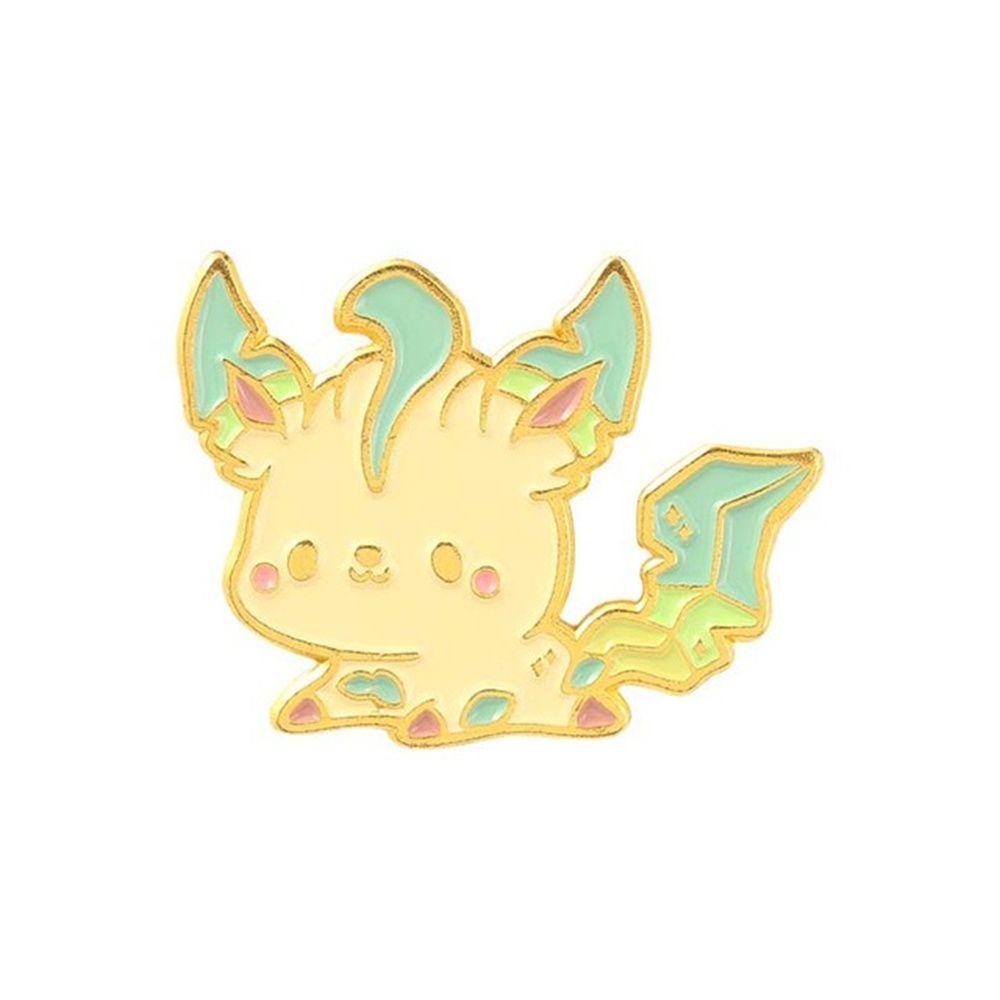 Lanfy Eevee Bros Anime Animasi Keliling Ransel Badge Pakaian Cat Logam Cosplay Badge