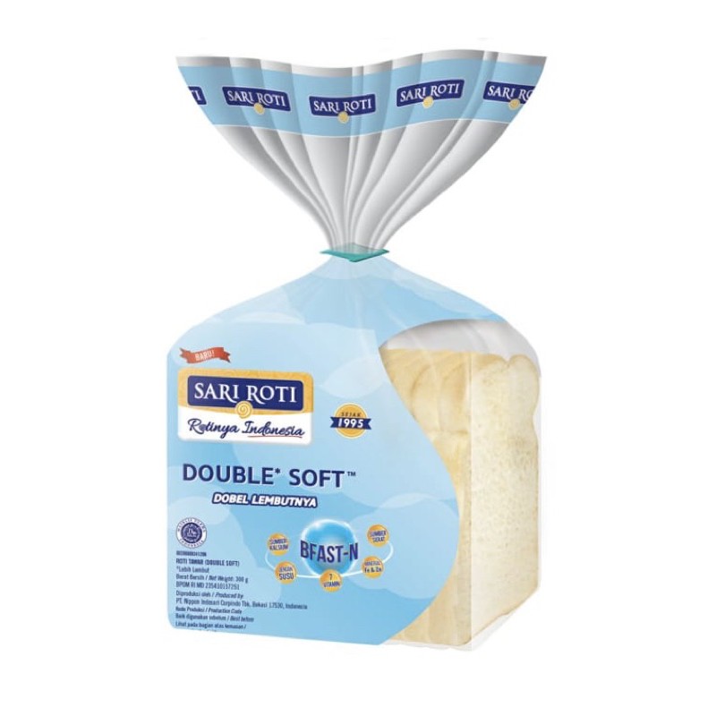 

SayurHD Roti Tawar Double Soft Sari Roti