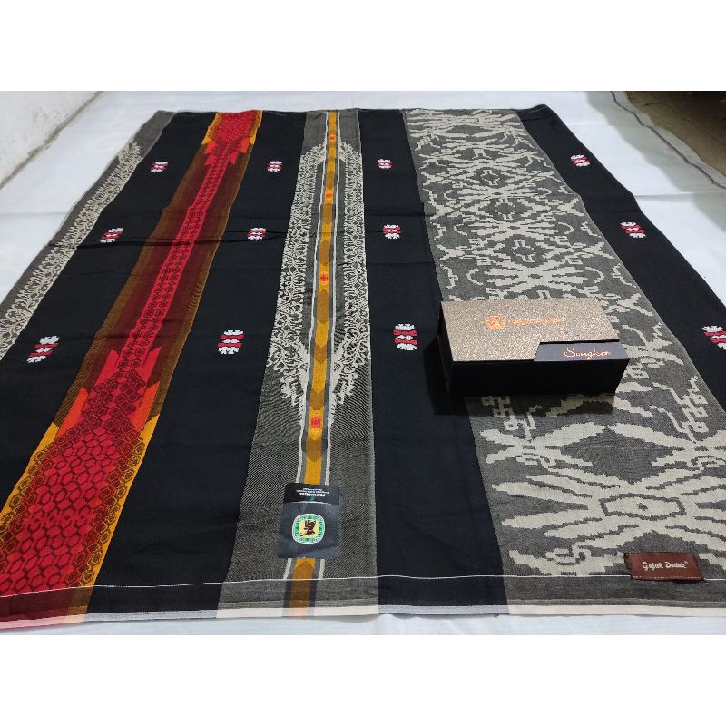 Sarung GAJAH DUDUK SONGKET JACQUARD Motif Timbul