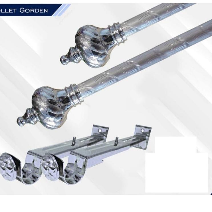 Paling Ekonomis BATANG TIANG GORDEN JENDELA PINTU KORDEN TIANG GODENG BATANG HORDENG SILVER