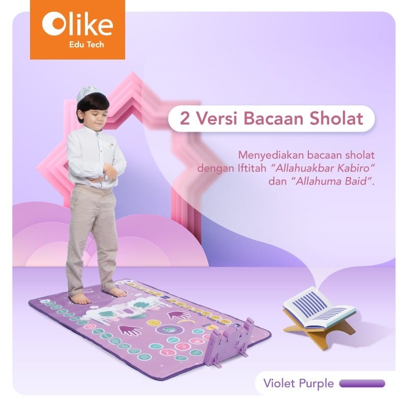 Olike Smart Sajadah 2 - Mainan Edukasi Anak Belajar Shalat