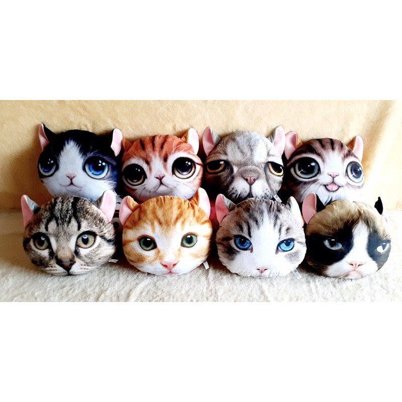 Bantal Boneka Kucing Lucu Cat Boneka Jumbo Karakter Mirip Kucing Asli Lembut Dan Halus