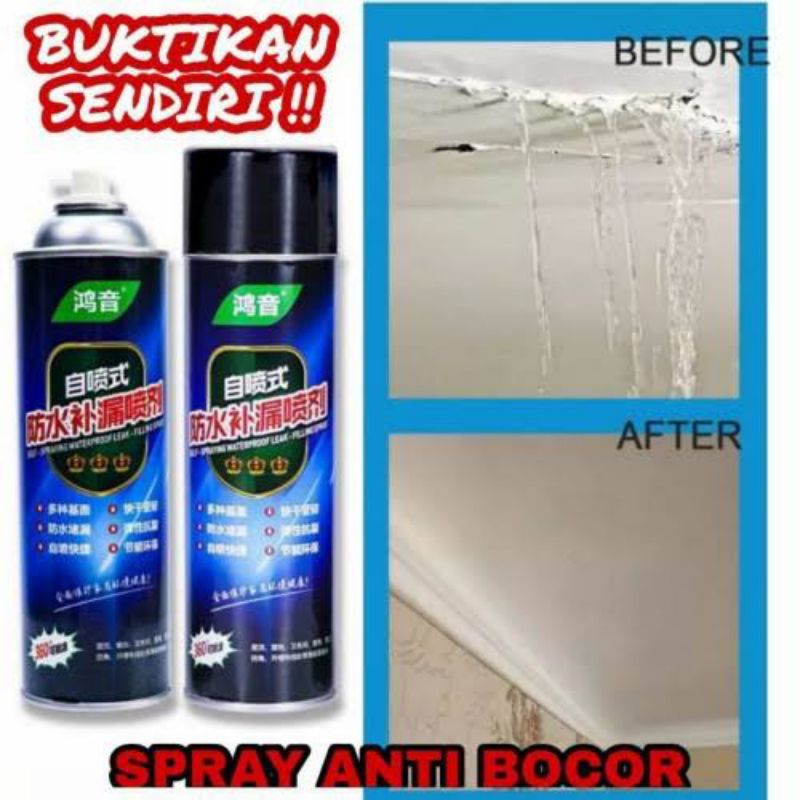 Spray Anti Bocor Cat Pelindung Anti Bocor Waterproof Leak 700ml