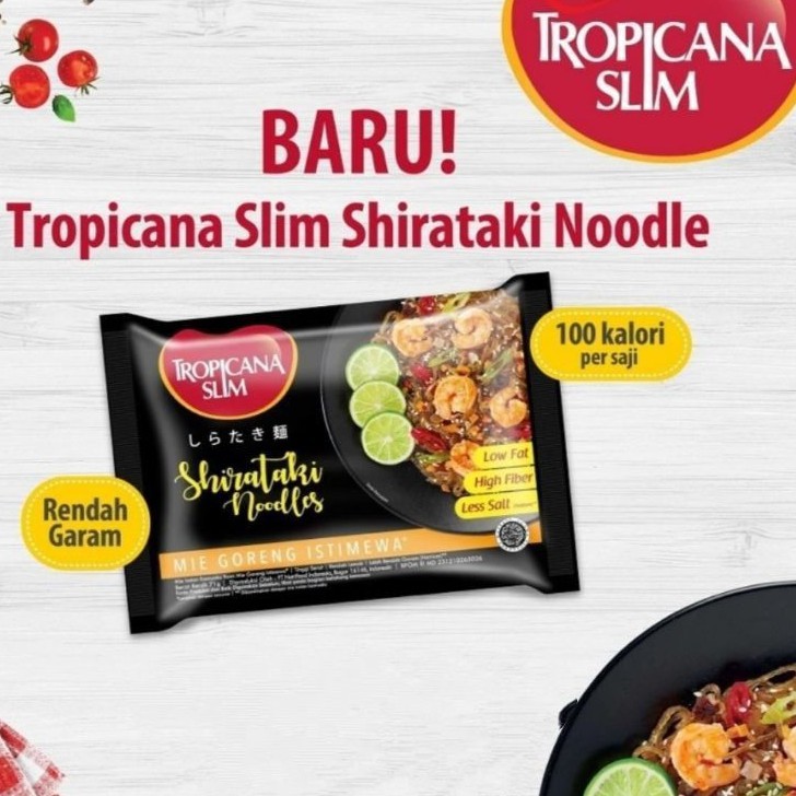 

TROPICANA SLIM SHIRATAKI NOODLES: MIE GORENG ISTIMEWA (71 GR)