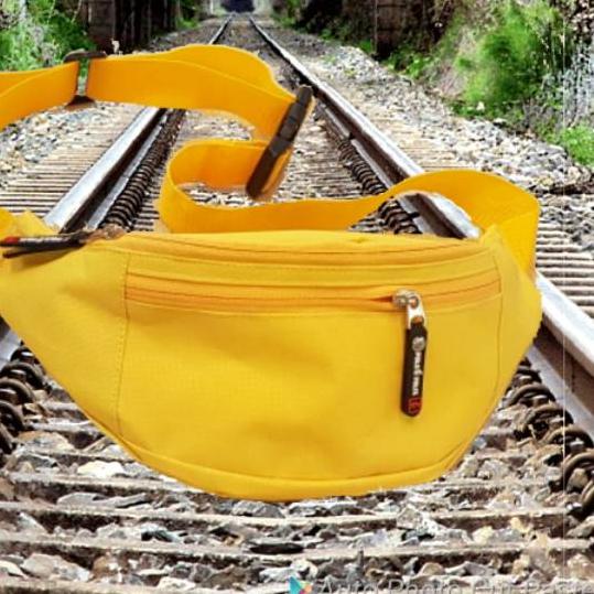 ♦ tas pinggang pria wanita durable merah hijau army ✹