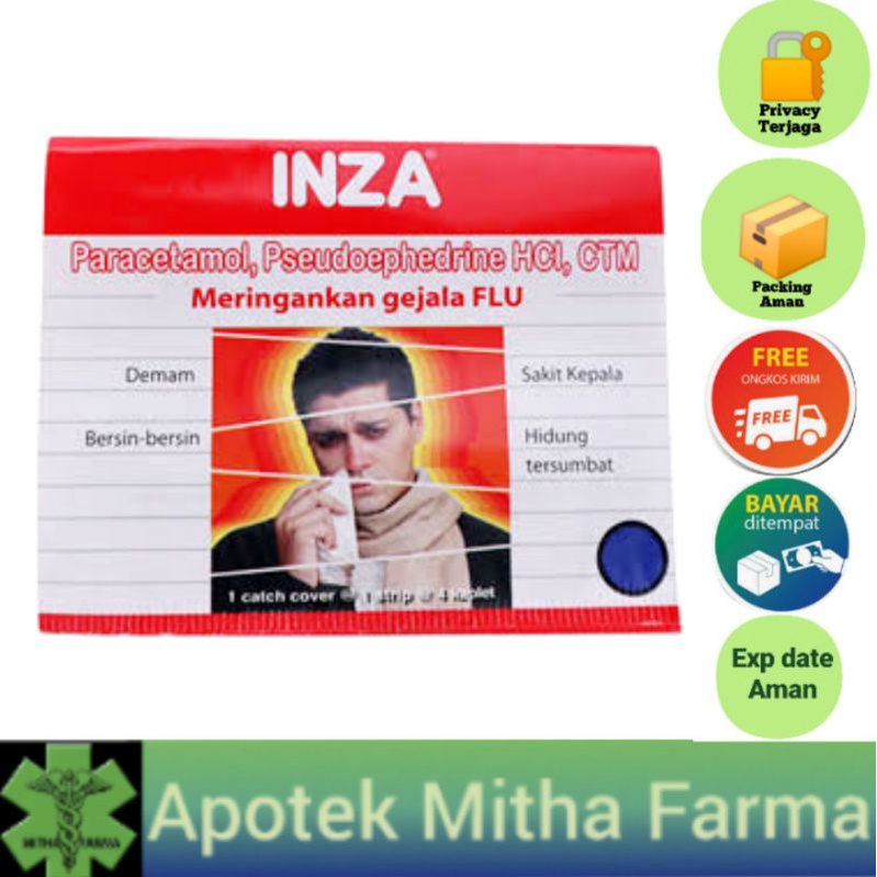 INZA TABLET OBAT FLU KEMASAN