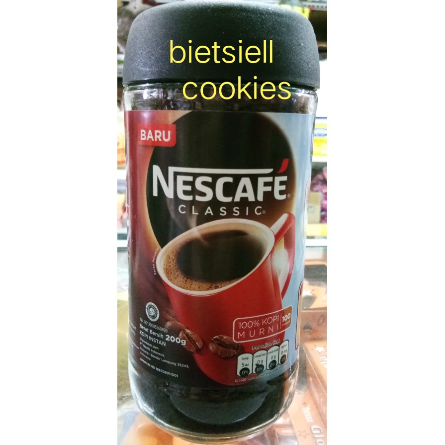 

kopi nescafe classic jar 200gr wajib gosend/grab