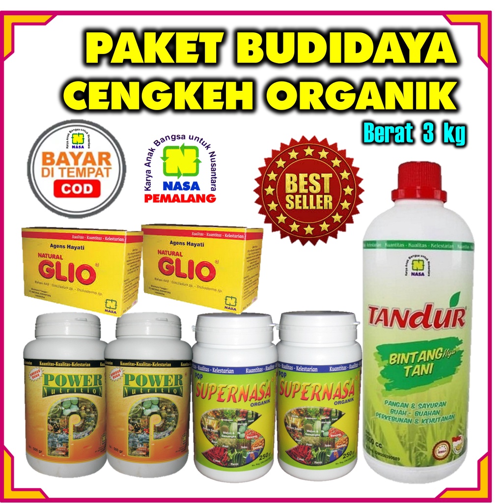 PUPUK CENGKEH ORGANIK NASA BINTANG TANI TANDUR SUPERNASA POWER NUTRITION GLIO ORIGINAL PRODUK NASA P