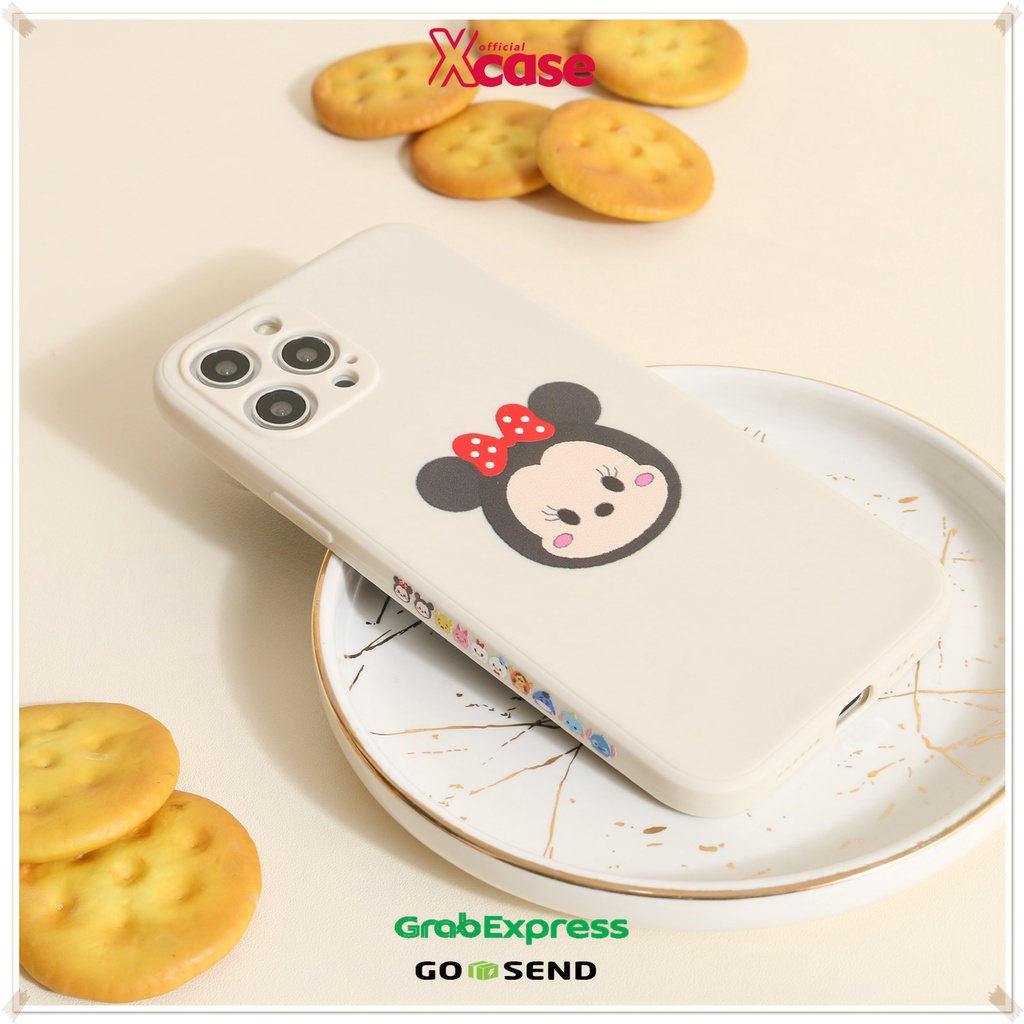 MICKEY&amp;MINNIE CUTE COUPLE CARTOON SOFT CASE LENS COVER FOR 12 11 XS XR 8 7 MINI PRO MAX PLUS