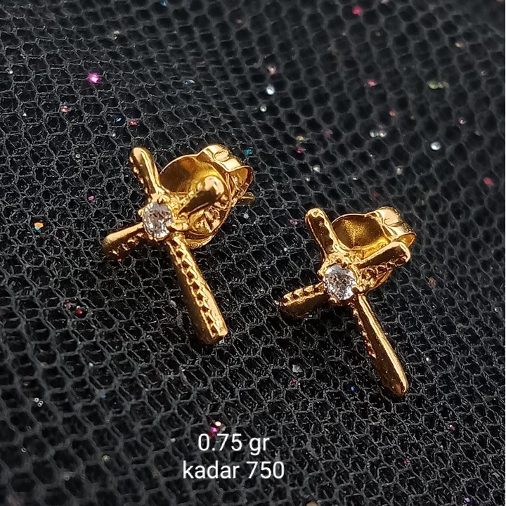 Anting Emas 17 K - 0.75 gr Kadar 750 - 3097