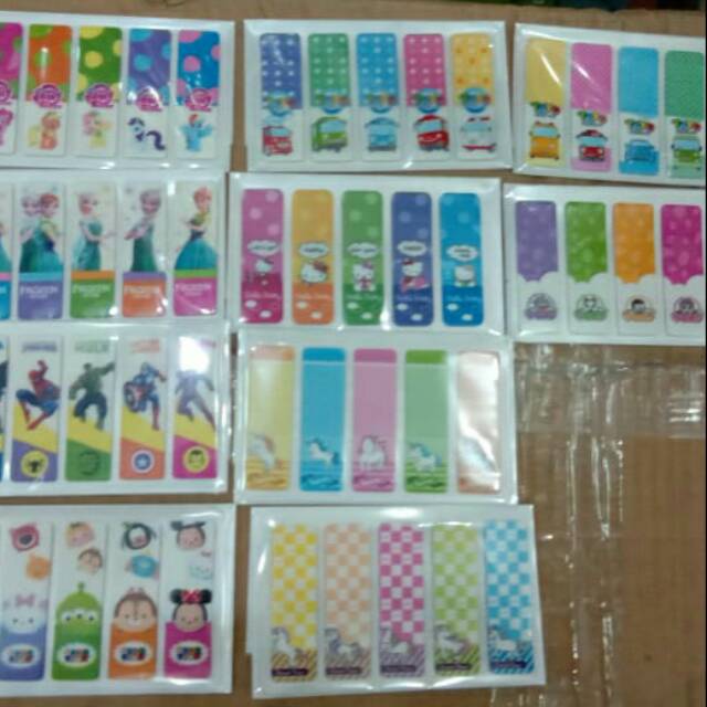 

Pembatas Motif Unicorn , Tayo Mix / Pembatas Buku
