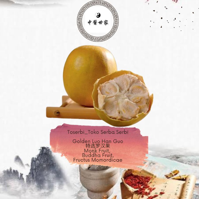 

1 Biji 罗汉果 Golden LuoHanKo Super Buah Biksu Luo Han Guo Luo Han Kuo