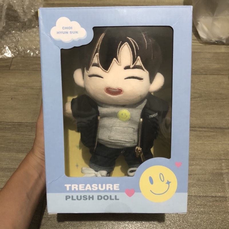 Treasure plush doll hyunsuk
