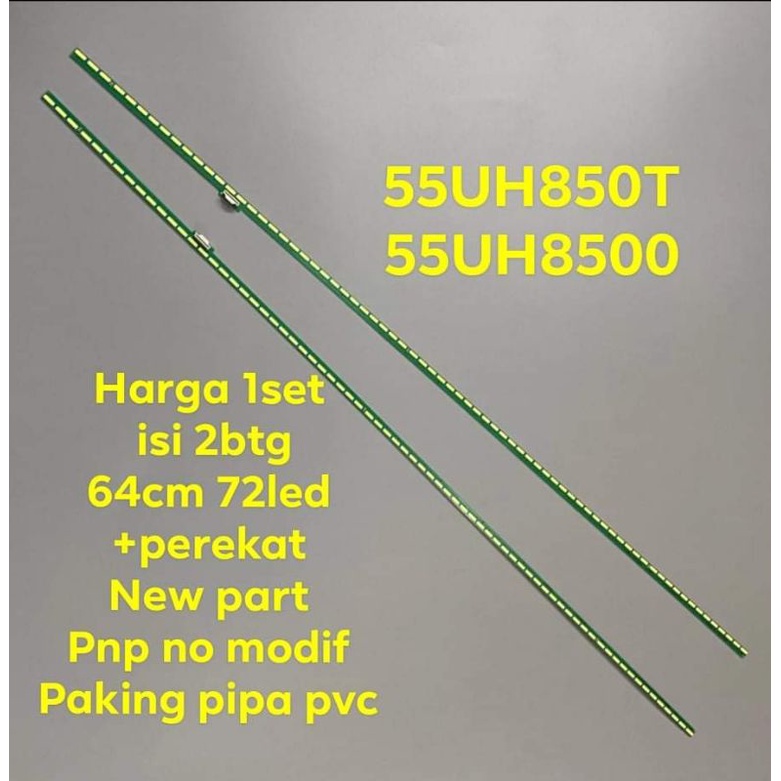 LAMPU LED BL BACKLIGHT TV LG 55UH850 55UH850T 55UH8500 55UH 72LED