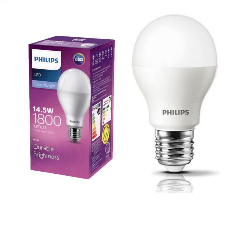 lampu led philips 14,5 watt/ecolink 15 watt