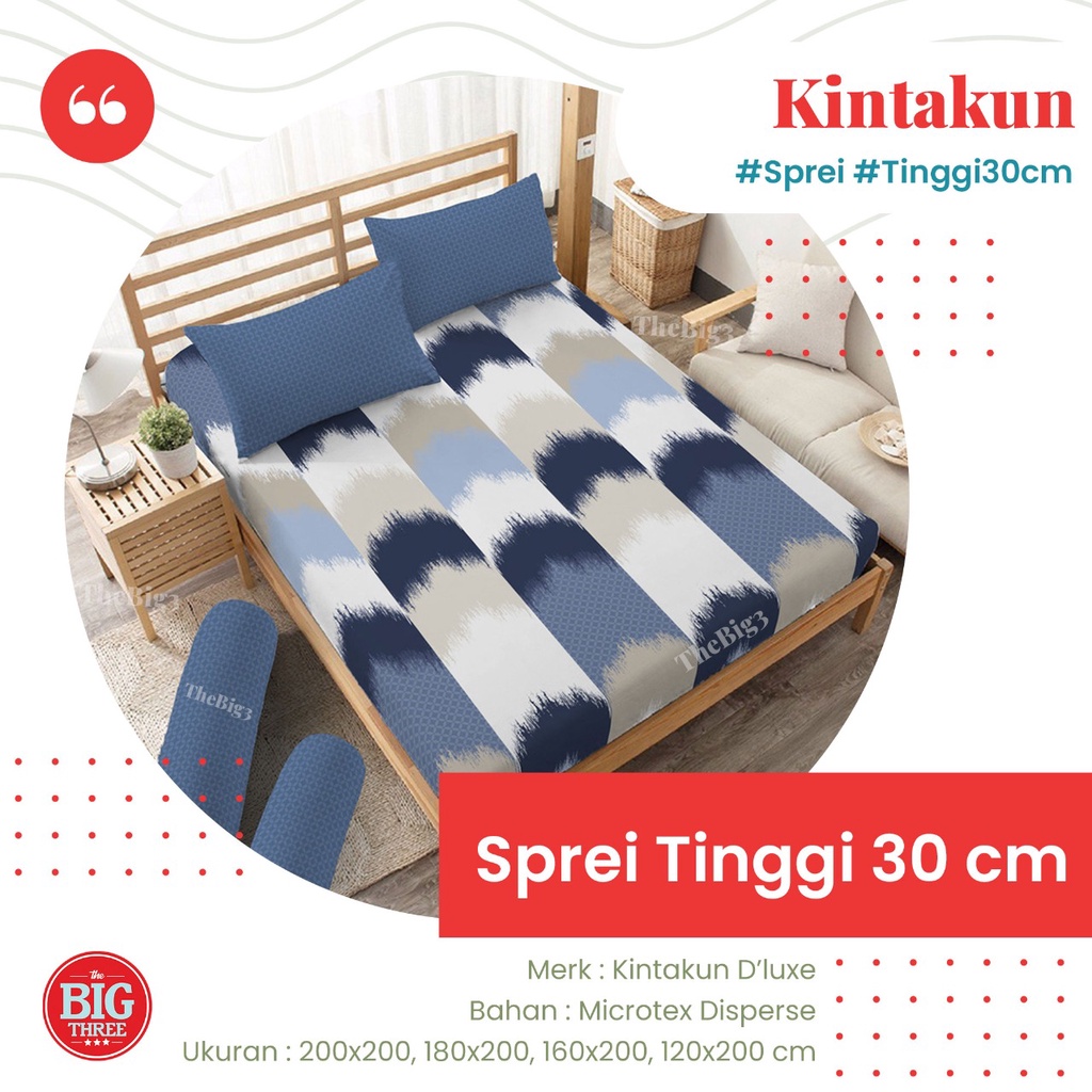 KINTAKUN Tinggi 30 cm Sprei 180x200 / 160x200 Axel Blooma Zafia Ensley Nadhar Amina Ariadra Marma Azura  Lamina Citra Litani Madana Damara Savita Utari Rena Wira Rahajeng Dahayu- 180 160 SP T30