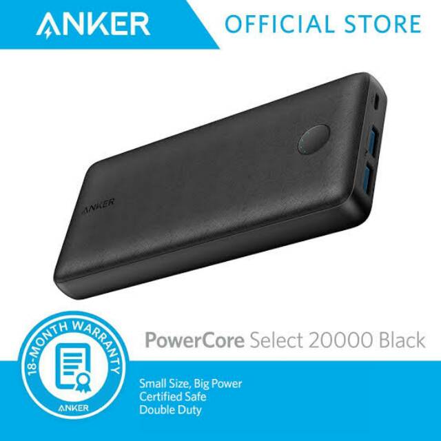 PowerBank Anker PowerCore Select 20000 mAh A1363