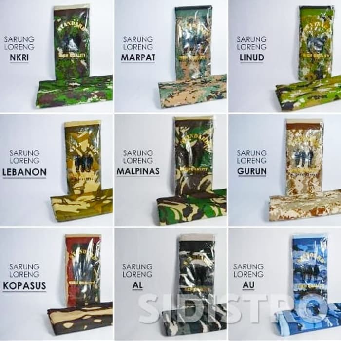 AM Sarung Loreng Kopasus - sarung loreng army