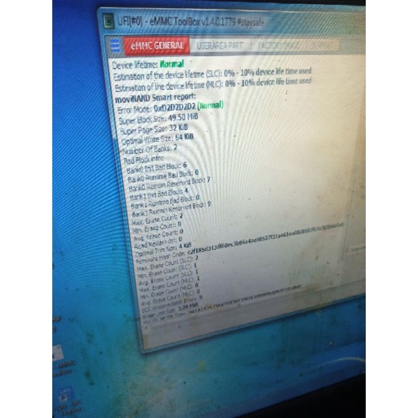 IC EMMC KMGX6001BA - B514 32GB BGA221