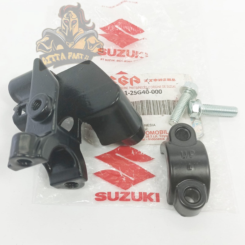 DUDUKAN SPION KIRI DRAT 12 SUZUKI SATRIA FU 150 KUALITAS ASLI ORIGINAL SUZUKI SGP PRESISI BESI BERKUALITAS DAN TEBAL TIDAK MUDAH PATAH DAN DIJAMIN AWET SATRIA  FU 150