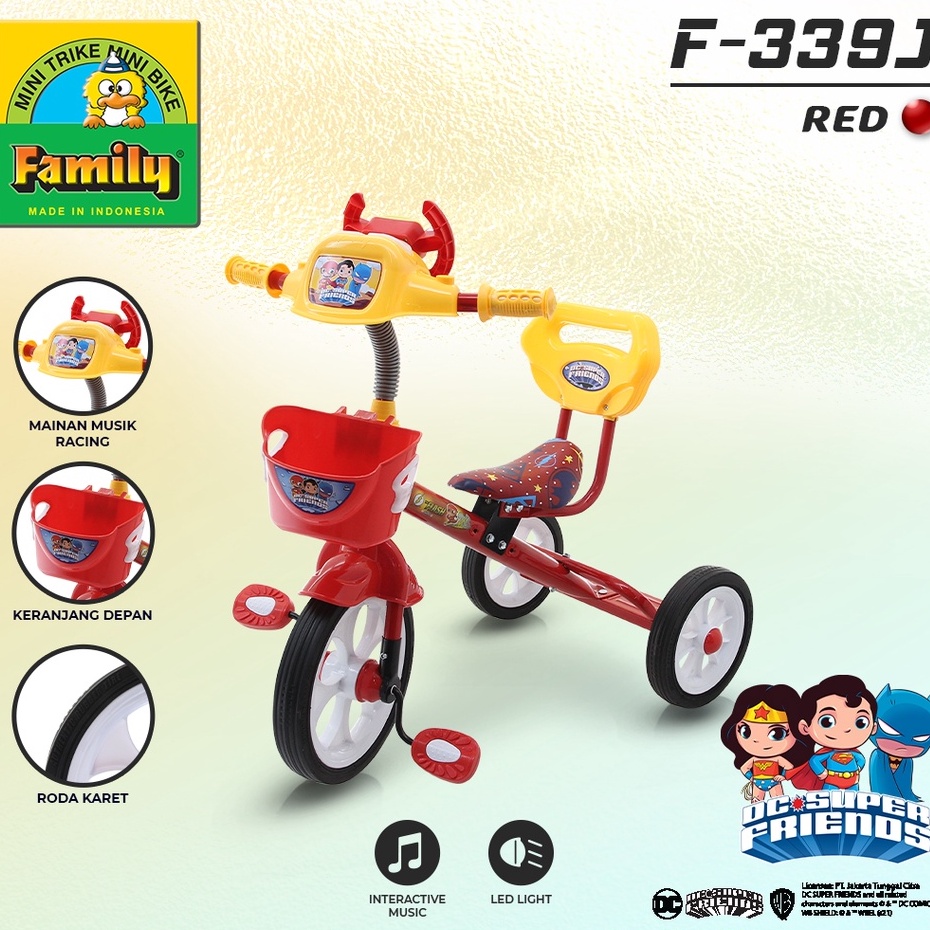 Sepeda Anak Roda 3 Family 339 J